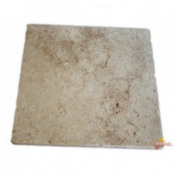 Dalle en Travertin Turc 406x406X12mm MIX (beige nuancé)