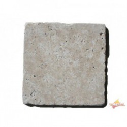 Dalles Travertin 20x20x1.2 cm 1er choix Mix