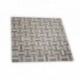 Mosaïque Trio sur trames 23x23 Travertin Turc Classic Noce Mix Premier choix