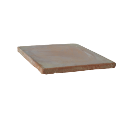 Carrelage Tomette Moulé Main Paille rosé 25x25x2 cm