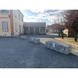 Gabion pré-rempli en Calcaire Gris