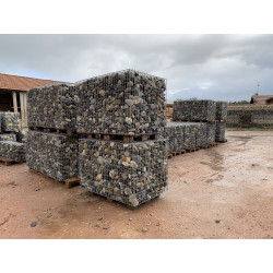 Gabion pré-rempli en galets de Garonne