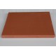 Carreaux terre cuite lisse saumon 28x28x1.6 cm bords arrondis