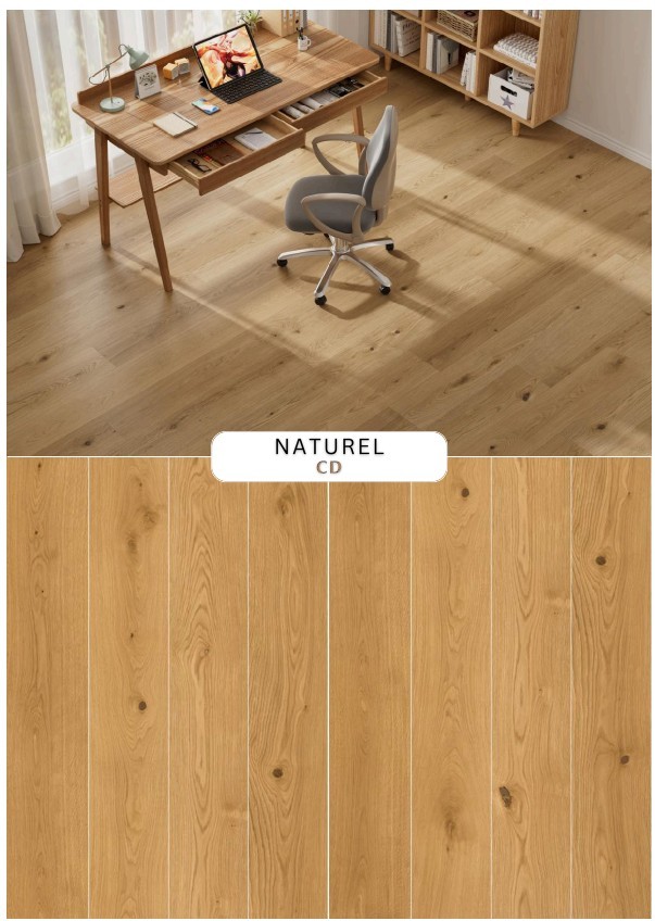 Revêtement de sol 100% recyclable Naturel CD 1830x228x6.2 mm
