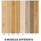 Revêtement de sol 100% recyclable Naturel CD 1830x228x6.2 mm