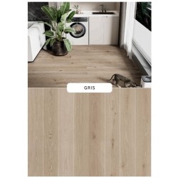 Revêtement de sol 100% recyclable Invisible AB 1830x228x6.2 mm