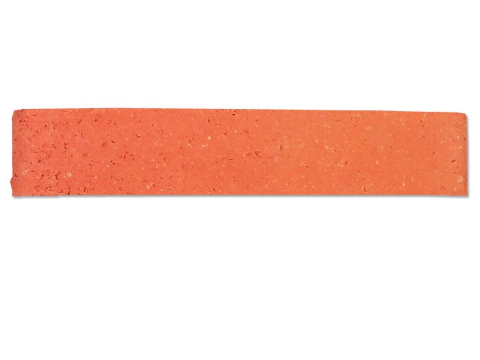 Plaquette de Parement arrachée rosé rouge 22x5x1,5cm